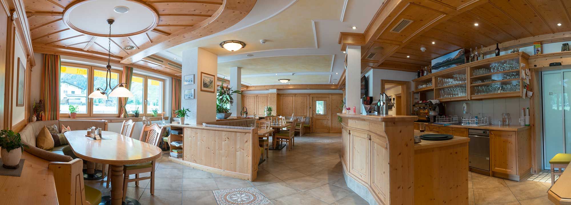 Panoramabild des Restaurants